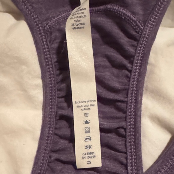 Cream and purple tank top lululemon Racerback Tank Top - Picture 4 of 6